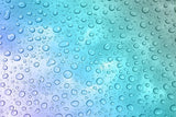 Ocean Blue Rain Drops Background for Photo Booth