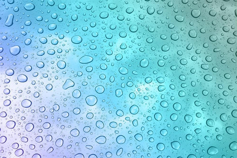 Ocean Blue Rain Drops Background for Photo Booth