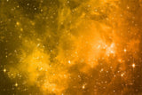 Orange Shade Galaxy Space  Photo Booth Backdrop