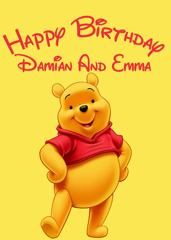 Telón de Fondo Personalizado de Winnie Pooh para Fotos C8